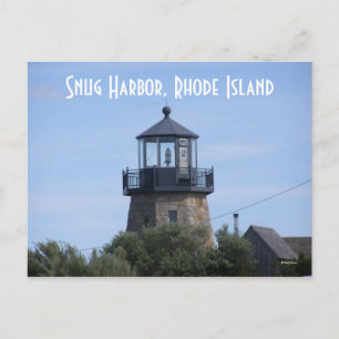Carte Postale Port de Snug, Rhode Island