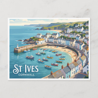 Carte Postale Port de St Ives Angleterre