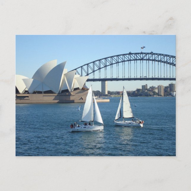 Carte Postale Port de Sydney (Devant)