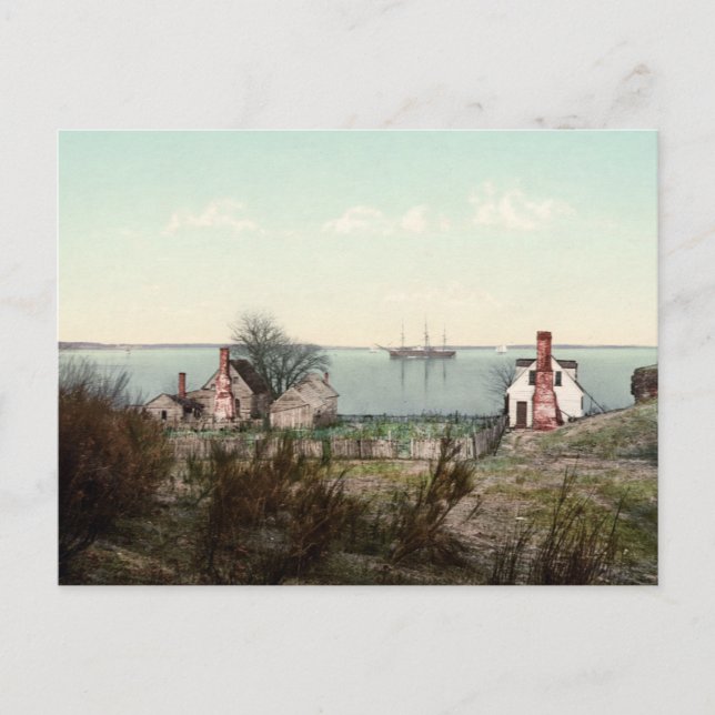 Carte Postale Port de Yorktown Virginie (Devant)