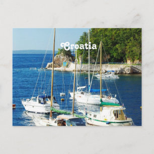 Carte Postale Port en Croatie