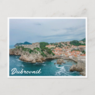Carte Postale Port et centre-ville de Dubrovnik