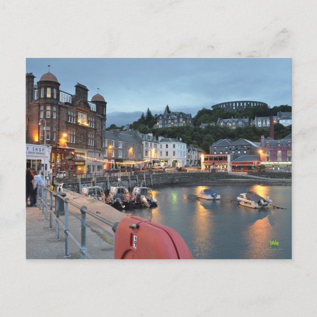 Carte Postale Port Oban (Devant)