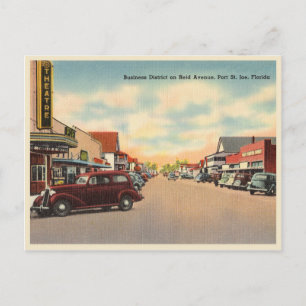 Carte Postale Port St. Joe, Floride vintage
