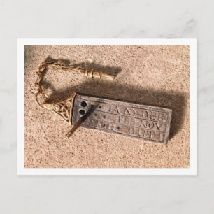 Carte Postale Portable cadran solaire, argent et or, 10e siècle 