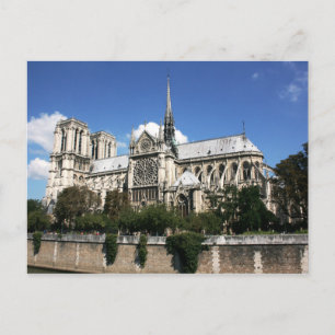 Carte Postale Portail de St. Stephen Rose Sud Fenêtre Notre Dame