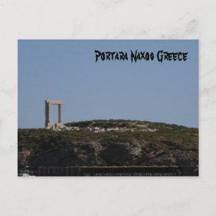 Carte Postale Portara Naxos Grèce