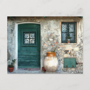 Carte Postale Porte à Cagnes sur Mer, France, ...