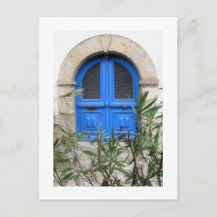 Carte Postale Porte bleue