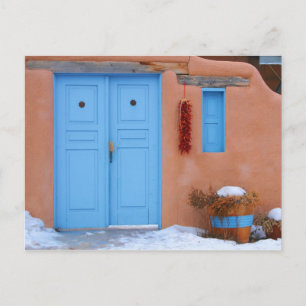 Carte Postale Porte bleue au Nouveau-Mexique