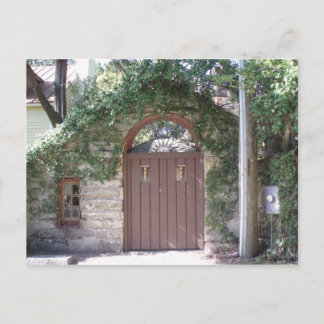 Carte Postale PORTE COUR Brown