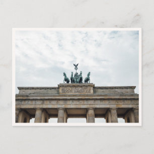 Carte Postale Porte de Brandebourg à Berlin en Allemagne Photo