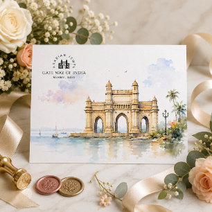 Carte Postale Porte de l'Inde Célèbre Monument Historique