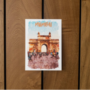 Carte Postale Porte d'entrée de Mumbai du monument de l'Inde