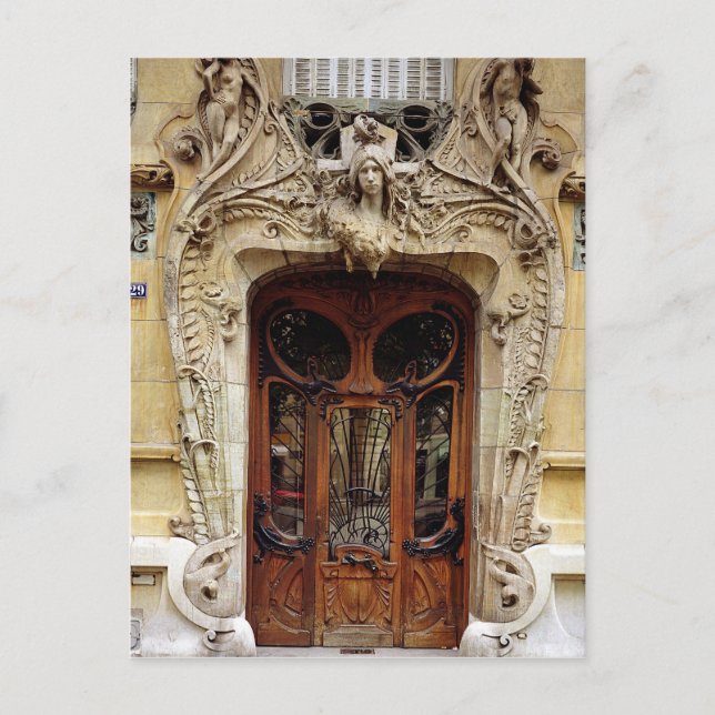 Carte Postale Porte d'entrée des appartements (Devant)