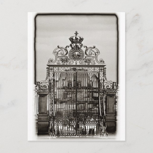 Carte Postale Porte d'Ornat, Château Versailles (Devant)