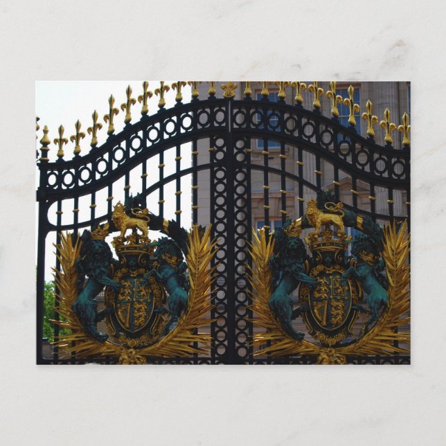 Carte Postale Porte du palais de Buckingham (Devant)