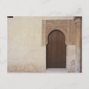 Carte Postale Porte du palais de l'Alhambra à Grenade, Espagne