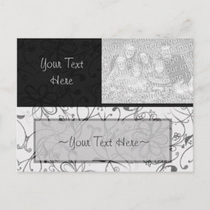 Carte Postale Porte-photos noir et blanc