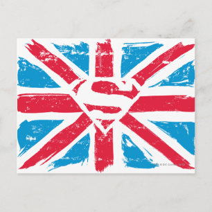 Carte Postale Porté S-Shield sur le drapeau