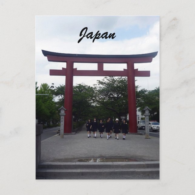 Carte Postale porte torii kamakura (Devant)