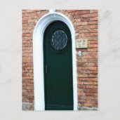 Carte postale Porte verte
