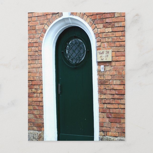 Carte postale Porte verte (Devant)