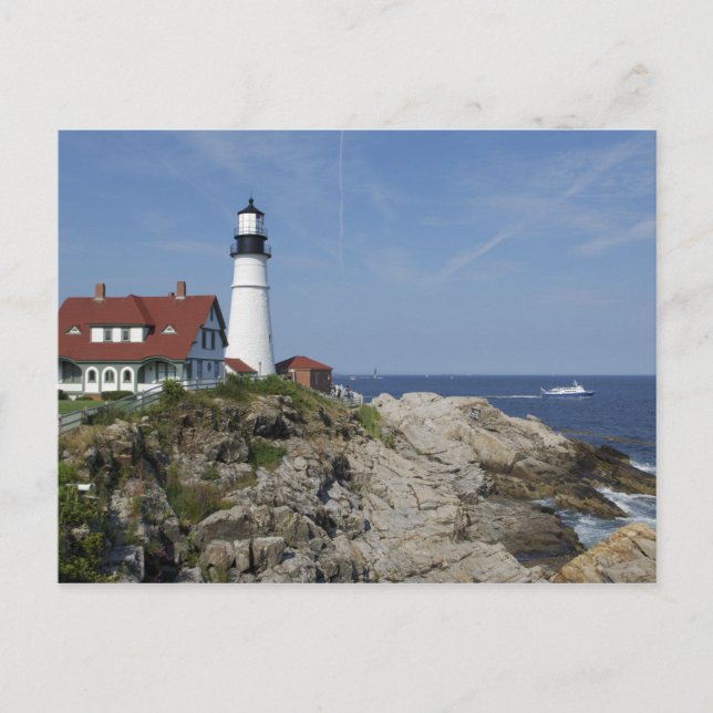 Carte Postale Portland Head Light, Cape Elizabeth, Maine, (Devant)