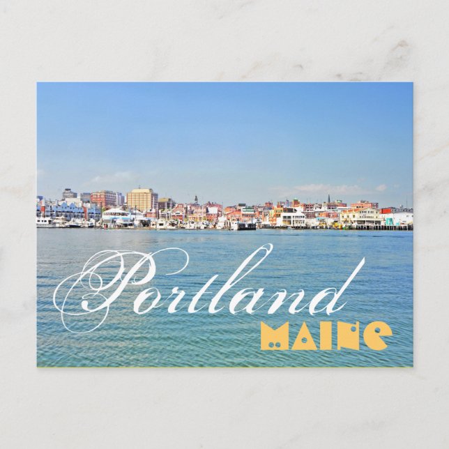 Carte Postale Portland, Maine, États-Unis (Devant)