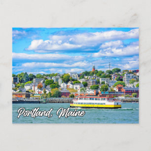 Carte Postale Portland, Maine, États-Unis