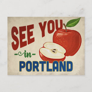 Carte Postale Portland Oregon Apple - Vintage voyage