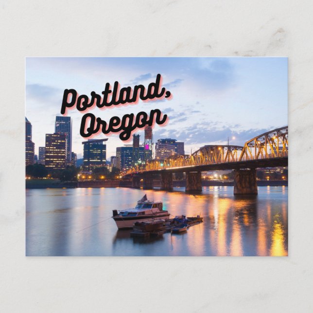 Carte Postale Portland, Oregon Postcar Souvenir (Devant)