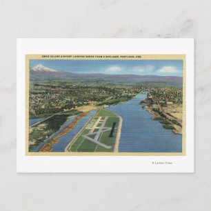 Carte Postale Portland, Oregon - Swan Island Airport Regard