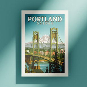 Carte Postale Portland Oregon vintage