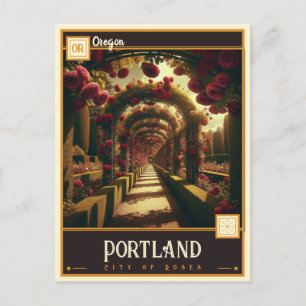 Carte Postale Portland, Oregon   VINTAGE