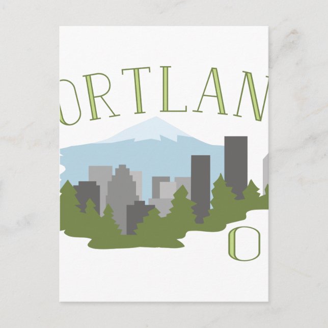 Carte Postale Portland OU (Devant)