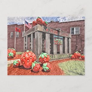 Carte Postale Portland, TN Fraise Festival peinture