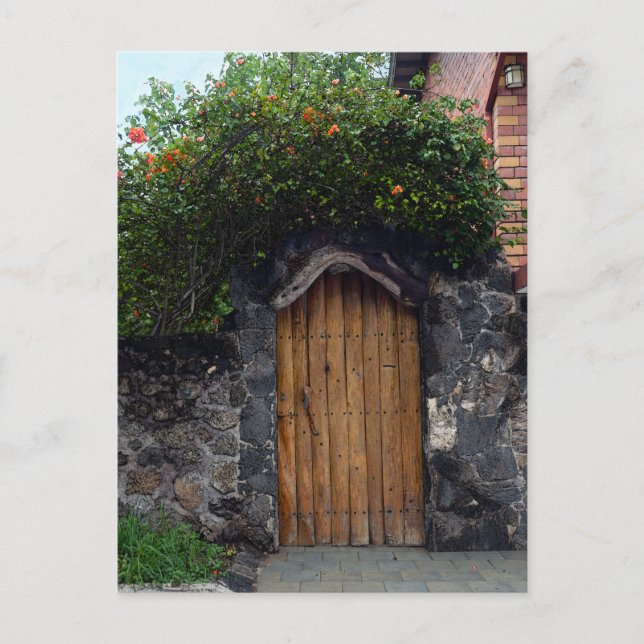 Carte Postale Porto Ayora Door, Îles Galapagos (Devant)