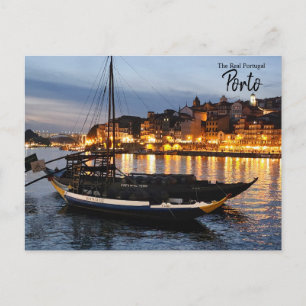 Carte Postale Porto la nuit