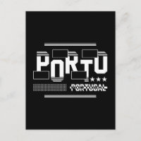 Porto Portugal Typographie Moderne Voyage Design
