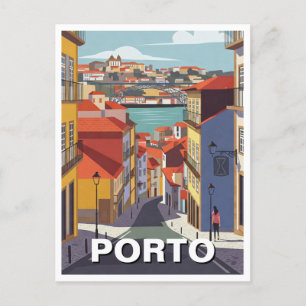 Carte Postale Porto Portugal Voyage Abstrait