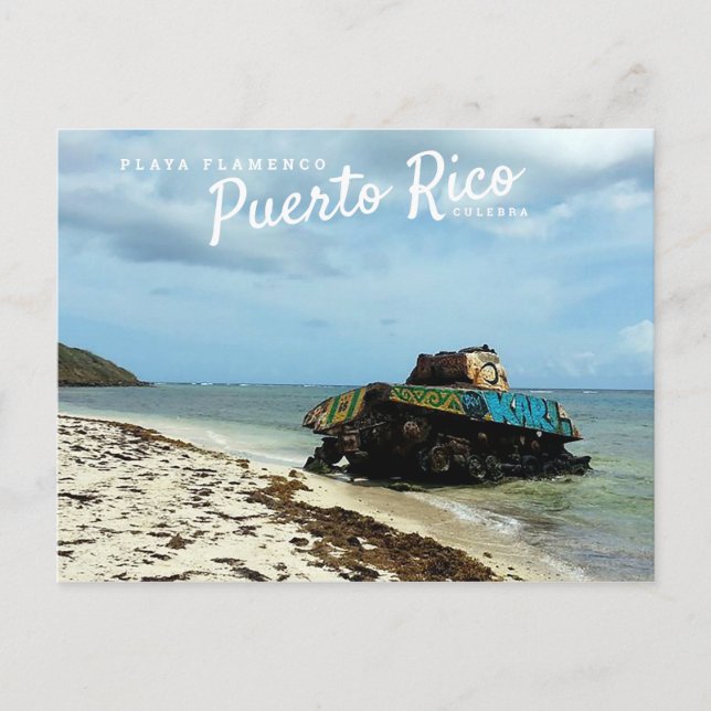 Carte Postale Porto Rico, Culebra, flamenco de Playa (Devant)