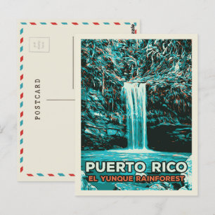 Carte postale Porto Rico, Parc national El Yunque