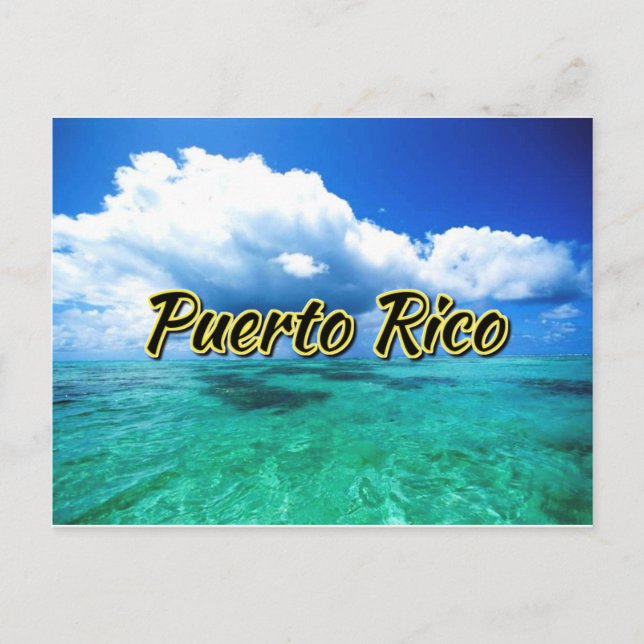Carte Postale Porto Rico sea sky (Devant)