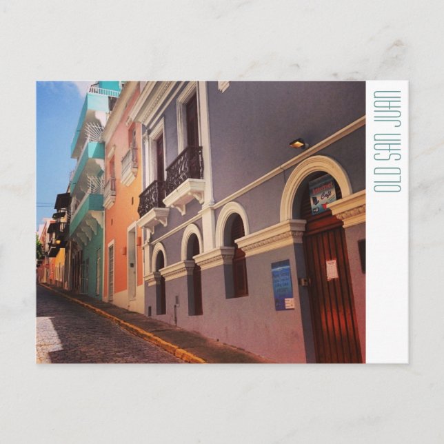 Carte Postale Porto Rico : Vieux San Juan (Devant)