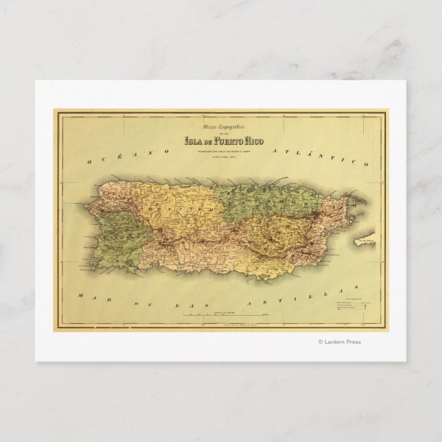 Carte Postale Porto RicoCarte panoramiquePorto Rico (Devant)