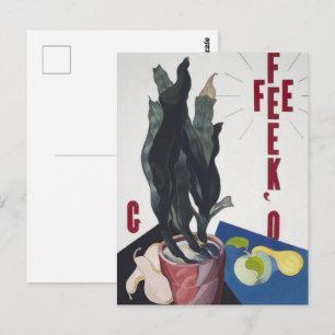 Carte Postale Portrait affiché de Charles Demuth Georgia O'Keeff