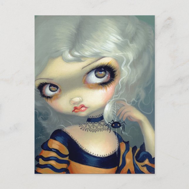 Carte postale "Portrait avec araignée" (Devant)