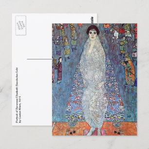 Carte Postale Portrait Baronne Elisabeth Bacchofen Echt, Klimt