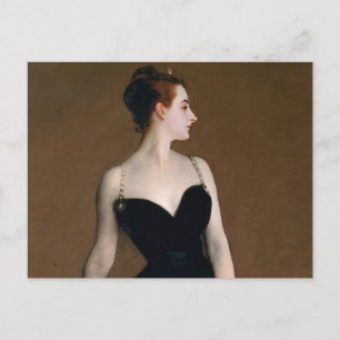 Carte Postale Portrait classique de Madame X par John Singer Sar